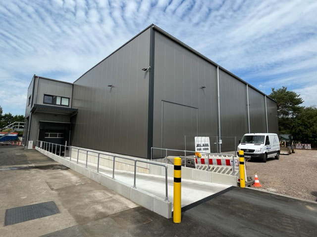 Completion of the new warehouse